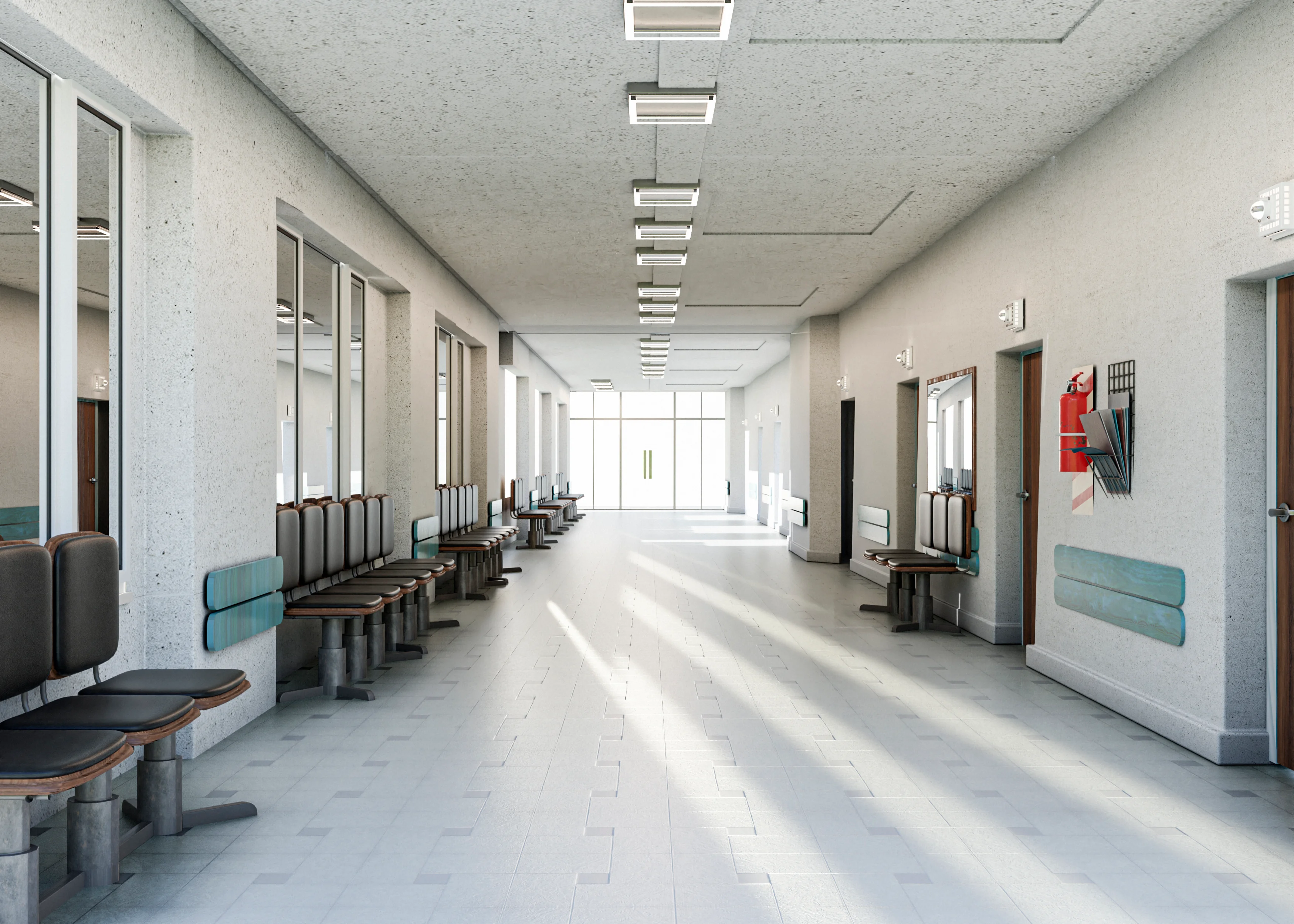 Modern healthcare facility representing IDN contract opportunities